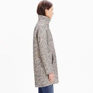 Madewell Tweed City Grid Coat